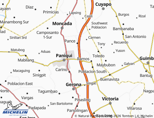 MICHELIN Abogado map - ViaMichelin
