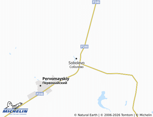 MICHELIN-Landkarte Sobolevo - ViaMichelin