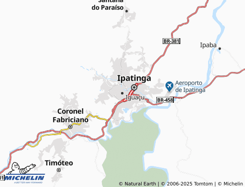 MICHELIN Iguaçu map - ViaMichelin