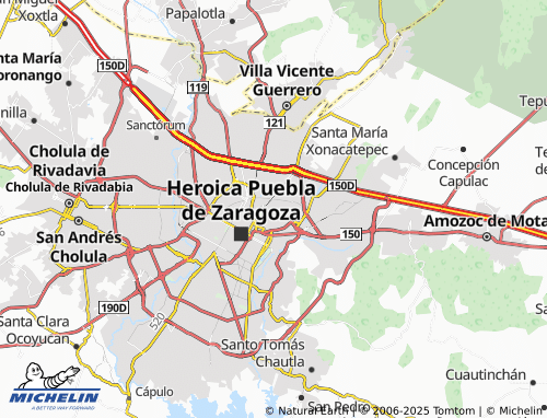 MICHELIN Arboledas de Guadalupe map - ViaMichelin