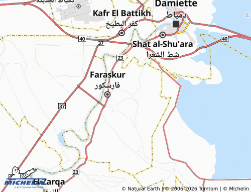 Mappa MICHELIN Awlad Khalaf - ViaMichelin
