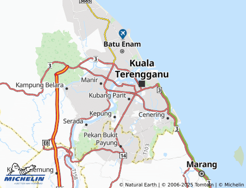 Mapa MICHELIN Taman Setia Durian Burong - ViaMichelin