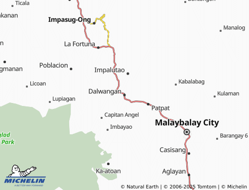 MICHELIN Dalwangan map - ViaMichelin