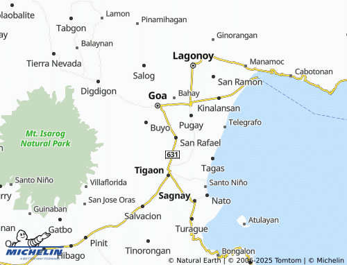 MICHELIN Catagbacan map - ViaMichelin