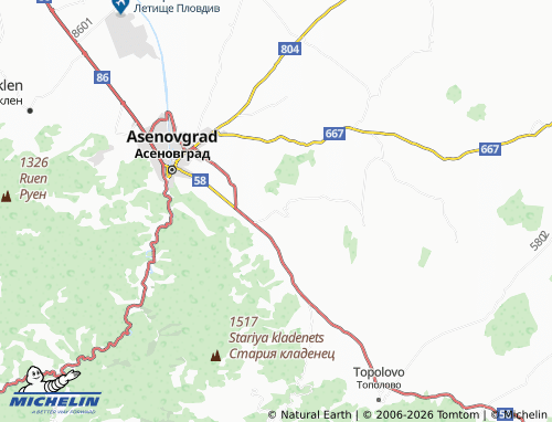 Mappa MICHELIN Muldava - ViaMichelin
