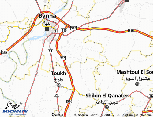 Mapa MICHELIN Marsafa - ViaMichelin