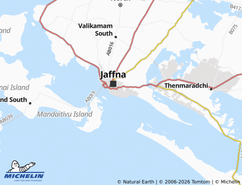 Mappa MICHELIN Eachchamoddai - ViaMichelin