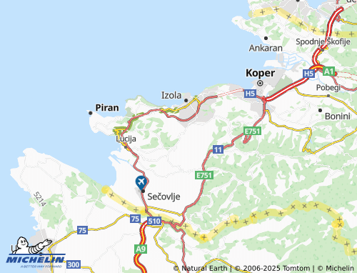 Carte MICHELIN Šared - ViaMichelin