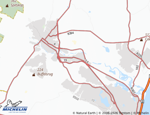 MICHELIN-Landkarte Despatch Central - ViaMichelin