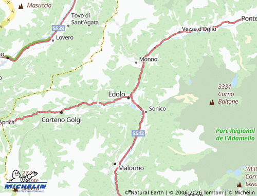 MICHELIN Edolo map - ViaMichelin