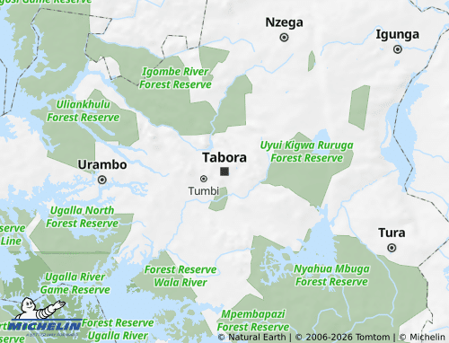 Mappa MICHELIN Tabora - ViaMichelin
