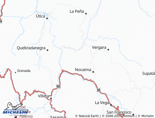 Carte MICHELIN Baquero - ViaMichelin