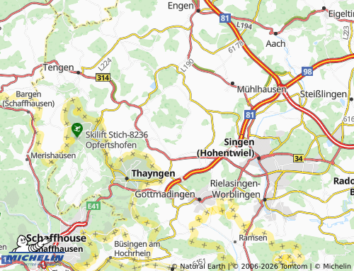 MICHELIN Pfaffwiesen map - ViaMichelin