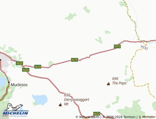MICHELIN Barraduff map - ViaMichelin