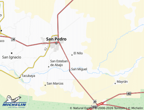 Mapa MICHELIN El Nilo - ViaMichelin