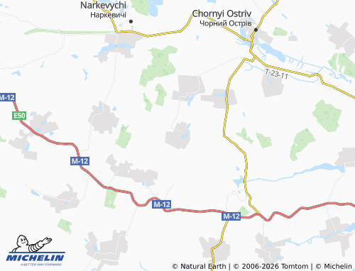 Carte MICHELIN Lapkivtsi - ViaMichelin