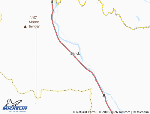 Mapa MICHELIN Ettrick - ViaMichelin