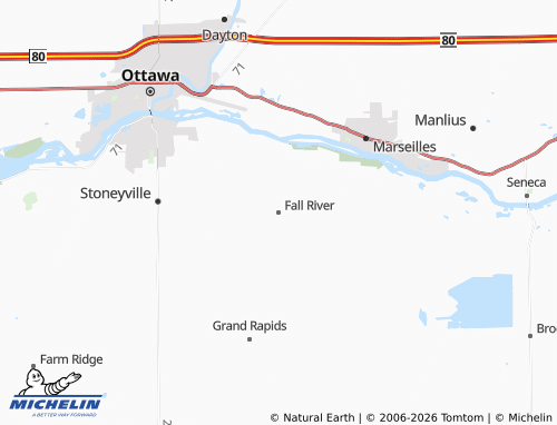 Mappa MICHELIN Fall River - ViaMichelin