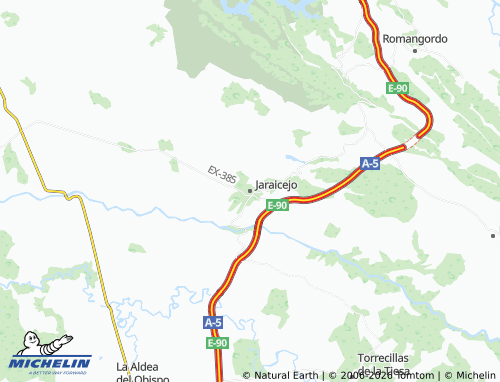 MICHELIN Jaraicejo map - ViaMichelin