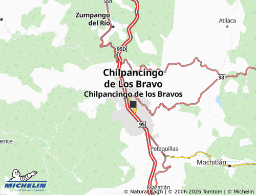Mappa MICHELIN Rubén Figueroa, Morelos - ViaMichelin