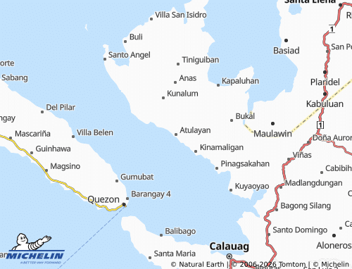MICHELIN Atulayan map - ViaMichelin