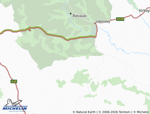 MICHELIN Ampleforth map - ViaMichelin