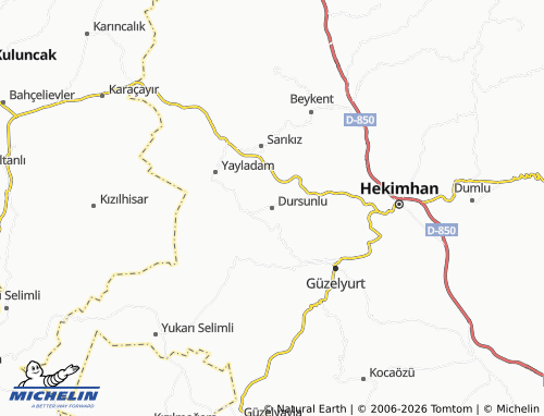 Mappa MICHELIN Dursunlu - ViaMichelin