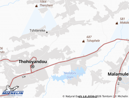MICHELIN-Landkarte Tshififi - ViaMichelin
