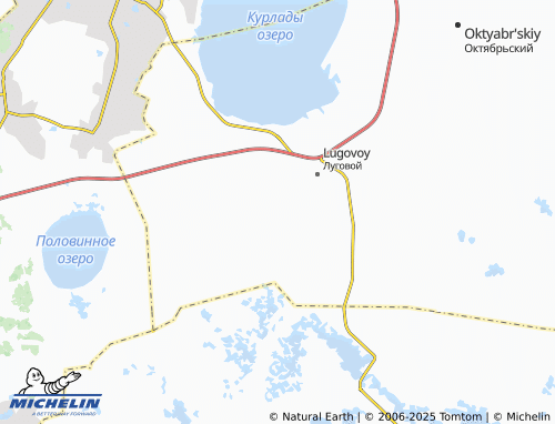 MICHELIN Peschanyy map - ViaMichelin