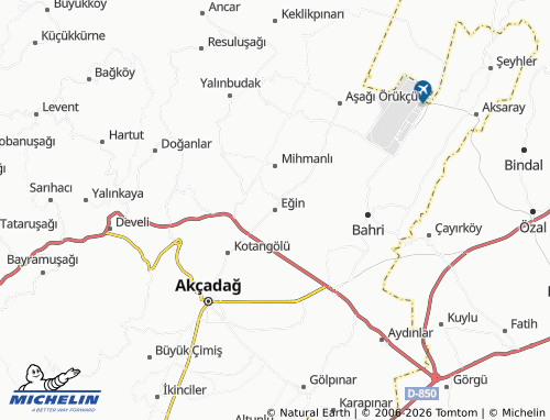 MICHELIN Eğin map - ViaMichelin