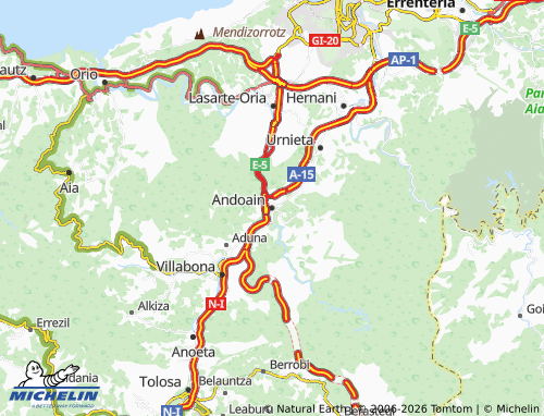 MICHELIN Andoain map - ViaMichelin