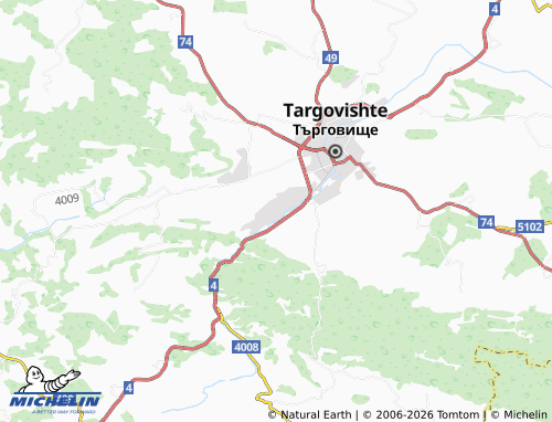 Mappa MICHELIN Vz Targovishte - ViaMichelin