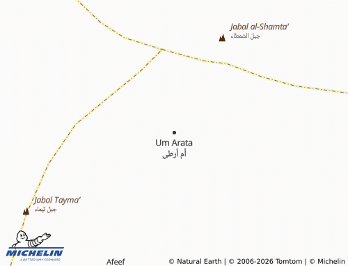 MICHELIN Umm Arta map - ViaMichelin