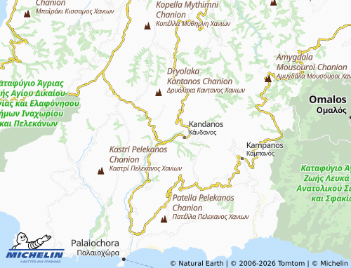 Carte MICHELIN Trachiniakos - ViaMichelin