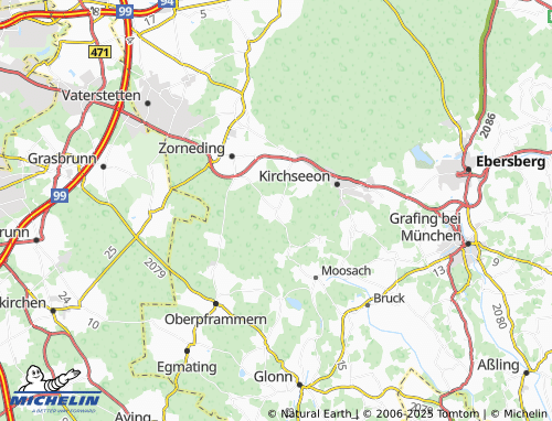 MICHELIN Buch map - ViaMichelin