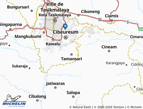 Carte MICHELIN Tamansari - ViaMichelin