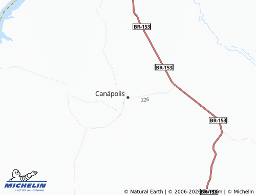 Carte MICHELIN Canápolis - ViaMichelin