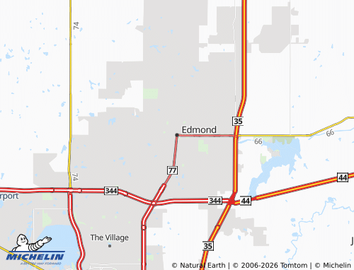 Mappa MICHELIN Edmond - ViaMichelin