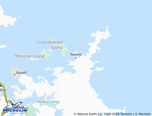Mapa MICHELIN Rawhiti - ViaMichelin