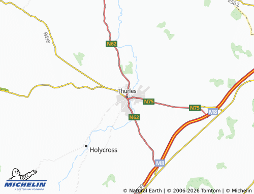 Carte MICHELIN Thurles - ViaMichelin