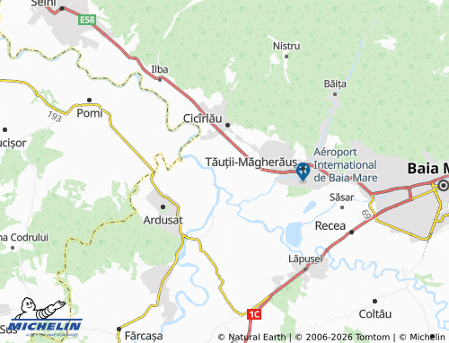 MICHELIN Merișor map - ViaMichelin