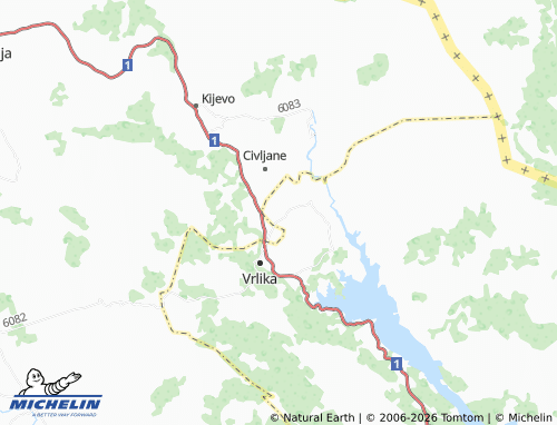 Mapa MICHELIN Kosore - ViaMichelin