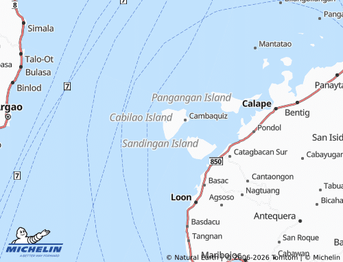 Mappa MICHELIN Talisay - ViaMichelin