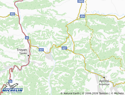 Mapa MICHELIN Drashkova polyana - ViaMichelin