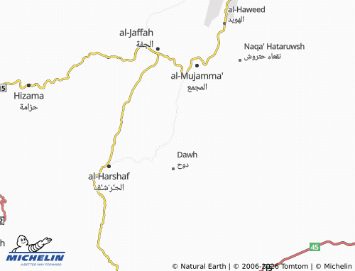 MICHELIN-Landkarte Aba al-Taheen - ViaMichelin