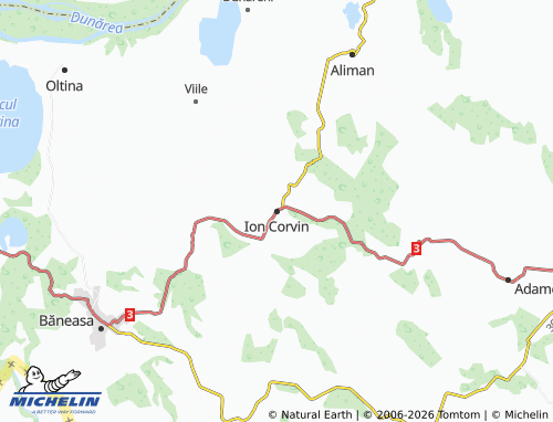 Mappa MICHELIN Ion Corvin - ViaMichelin