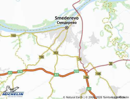 Mapa MICHELIN Vučak - ViaMichelin