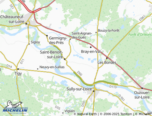 Carte MICHELIN Les Noues - ViaMichelin