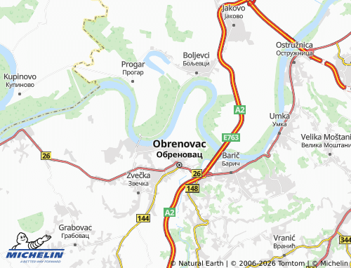 Mapa MICHELIN Zabrežje - ViaMichelin