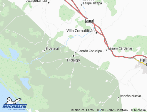 MICHELIN Hidalgo map - ViaMichelin